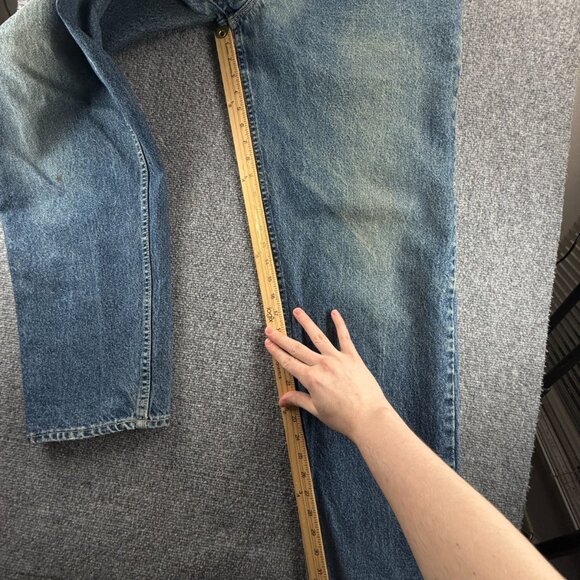VTG Levi's Silver Tab Blue Jeans Patina Lot 702 Grand Silver Medal ACTL 33X33 - Picture 7 of 16